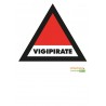 Autocollant vinyl - Signalétique Vigipirate - L.200 x H.200 mm - Autocollant Vinyl Waterproof